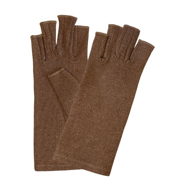 A pair of Heather Gloves  Compression Gloves view